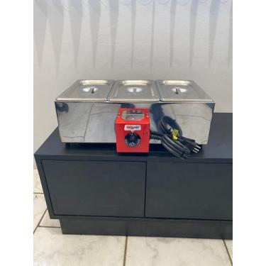 Imagem de Derretedeira chocolateira Eletrica 3 cubas CH30E1/4 - Zepper, 220V