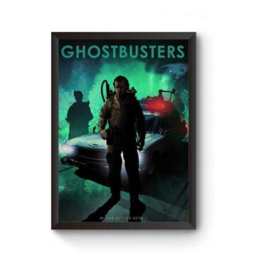 Imagem de Poster Moldurado Car Legends Ghostbuster Quadro - Fanarte