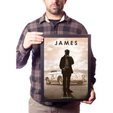 Imagem de Poster Com Moldura A3 Car Legends James Dean - Fanarte
