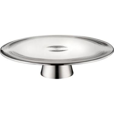 Imagem de Prato Para Bolo Spin Baixo Prata - St James