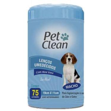 Imagem de Lenços Umedecidos Macho Pet Clean 75 unidades