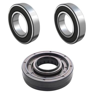 Imagem de 2x Rolamentos 6006 2RS + Retentor Baixo Brastemp Consul  - GBR / BLK /