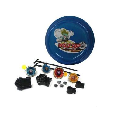 Imagem de Kit 4 Beyblade Metal + 2 Lançador + Arena Promo - Lianfa Toys, Beyblad