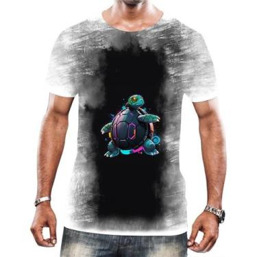 Imagem de Camisa Camiseta Tshirt Animais Cyberpunk Tartarugas Réptel 3 - Enjoy S