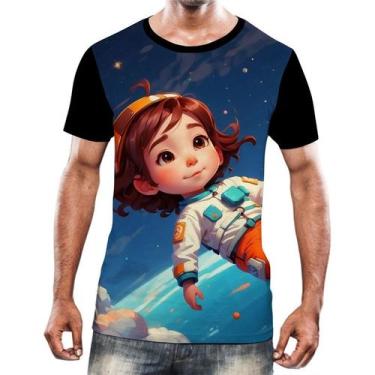 Imagem de Camisa Camiseta Crianças Astronautas Planetas Galáxias 12 - Enjoy Shop