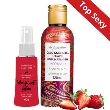 Imagem de Kit Sensual: Lubrificante À Base De Água Secret Sexy + Óleo Massagem B