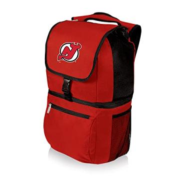 Imagem de PICNIC TIME Mochila NHL New Jersey Devils Zuma Cooler, Mochila Cooler Macio, Lancheira (Vermelha)