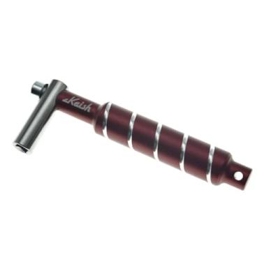 Imagem de Dopro Chave de afinação de bateria padrão com haste de aço para bateria acústica e eletrônica. Estilo vermelho