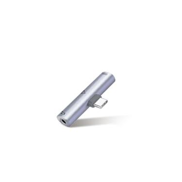 Imagem de adonit Adaptador USB-C para fone de ouvido e USB-C da Nest, suporta áudio de alta resolução, suporta carregamento PD 3.0 de 60 W e carregamento QC 2.0 de 18 W, DAC estéreo com SNR de 93 DB para saída