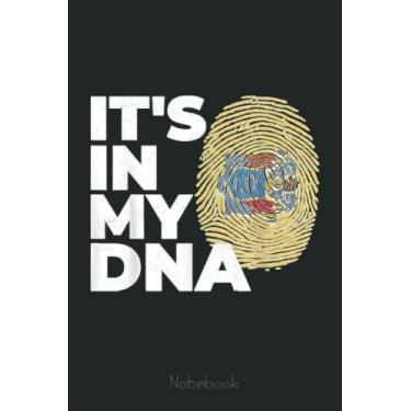 Imagem de Patriotism Flag Pride Patriot It's in my DNA New Notebook: US Memorial Day, Journal 6 x 9, 110 Page Blank Lined Paperback Journal/Notebook Gift For Family Friends