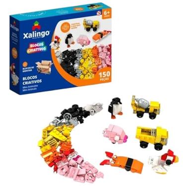 Imagem de Brinquedo Pedagógico Blocos De Montar Blocos Criativos 150 Pçs (Blocos ""Criativos 150 Pç"")