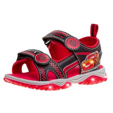 Imagem de Disney Pixar Cars Lightning McQueen Boys Light up Sandals (Toddler/Little Kid)