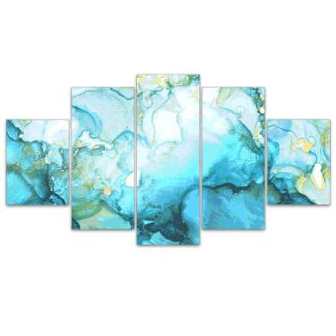 Imagem de Quadro Decorativo em Mosaico MDF Mármore 6 115x60cm - Império da Impre