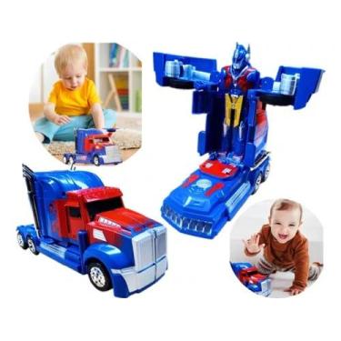 Imagem de Caminhão Carrinho Robô Com Sons E Luzes Bate E Volta - Robot