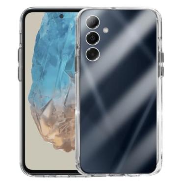 Imagem de Capa Capinha SPACE CASE Clear Ultra Resistência Híbrida Compatível Samsung Galaxy M55