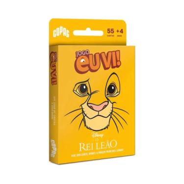 Imagem de Jogo Eu Vi! O Rei Leão 55 Cartas Copag - 35154