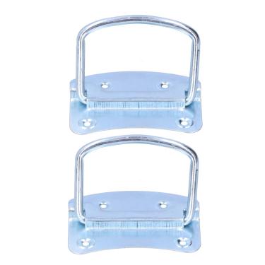 Imagem de 2 peças de alças de aço inoxidável para caixa de colmeia de colmeia espessa, resistente e suave, excelente equipamento de apicultura, tamanho aproximado de 11 x 10 x 1 cm