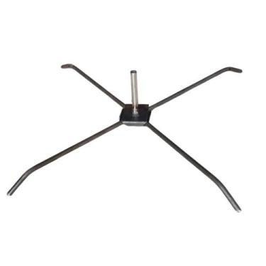 Imagem de Base Suporte Espeto Costelão Churrasco Costela de Chão - INOX LAURINDO