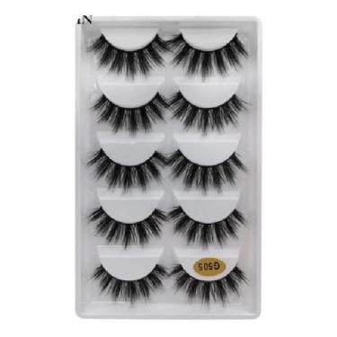 Imagem de Cílios Postiços G5-g6-g8 Mink 5 Pares - Eyelash, G505