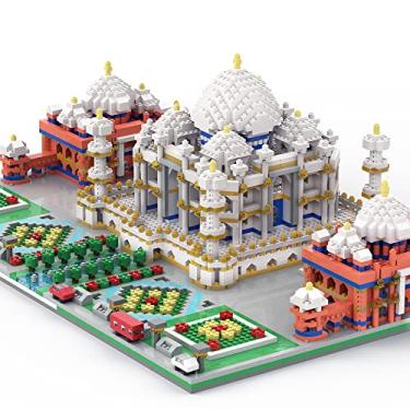 Imagem de SEMKY Micro mini blocos Taj Mahal famoso conjunto de modelos emblemáticos (5477 peças) - brinquedos de construção e arquitetura presentes para crianças e adultos