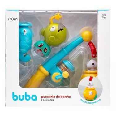 Imagem de Buba Pescaria De Banho 3 Peixinhos Anzol Magnético