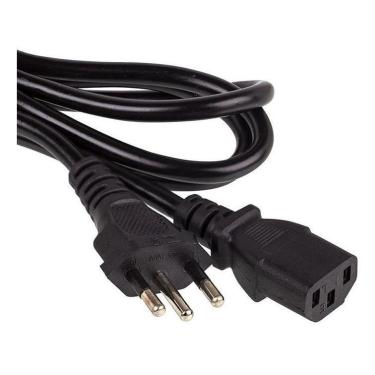 Imagem de Cabo De Força Tripolar 1.5m p/ Fonte Monitor pc - oem