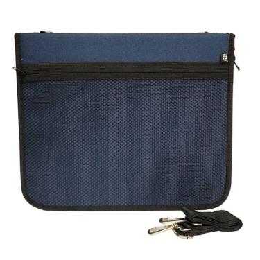 Imagem de Fichário Com Zíper Ofício 4 Argolas c- Alça - Sy045 - Yes Azul