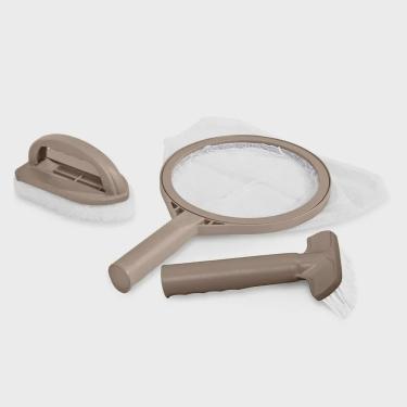 Imagem de Kit de Limpeza e Manutenção Pure Spa Intex Peneira Escova Esponja
