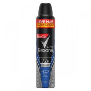 Imagem de Desodorante Rexona Men Active Dry Aerossol Antitranspirante 72h com 25