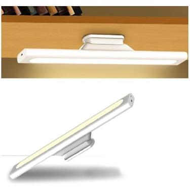 Imagem de Luminária LED Bastão Recarregável Sem Fio com Ímã, Toque e Suporte Magnético – Luz de Sobrepor para Armário, Guarda-Roupa ou Banheiro (32 cm 3 cores)