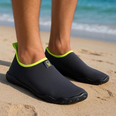 Imagem de Sapatilha Nautico Neoprene Unissex Aquatica Antiderrapante Praia Pesca Corrida Caiaque Mergulho Beach Tennis (Verde, BR, Adulto, Numérico, 46)