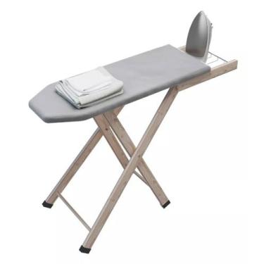 Imagem de Tábua de Passar Roupa Dobrável de Madeira - Compact 2 Níveis de Altura