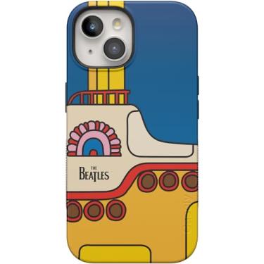 Imagem de Casely Capa para iPhone 15 Plus | Beatles | Submarino Amarelo | Capa ousada compatível com MagSafe