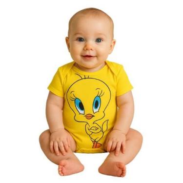 Imagem de Body Temático Infantil Bebê Personagem PIU PIU - BODY BABY MANIA, P 0-
