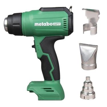 Imagem de Metabo HPT Pistola de calor sem fio 18V MultiVolt™ | Somente ferramenta - sem bateria | Display LCD | Três bocais incluídos | Temperatura máxima de 1022 graus | Garantia vitalícia da ferramenta |
