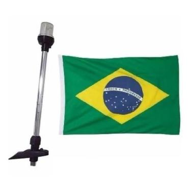 Imagem de Kit Luz Alcançado 40cm Strobo Super Led C/ Bandeira Barco - Noster
