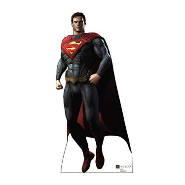 Imagem de Figura de papelão com recorte em tamanho realista da Advanced Graphics - DC Comics InJustice: Gods Between Us, Superman, One Size