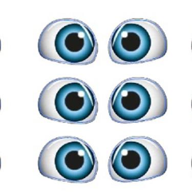 Imagem de Olhos Verdes Olhinhos Mod 2 0,5cm