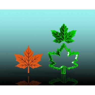Imagem de Cortador Folha Canadense Corta E Marca Bosque Tamanho 5Cm