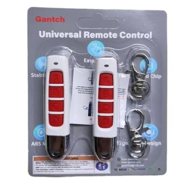 Imagem de Kit 2 Controle Remoto Cópia Duplicador Copiador Alarme Carro Veículo Motor Portão Porta Eletrônico Garagem Casa Residência Condomínio todo Brasil Top ABCD (Branco-Vermelho, ABCD)
