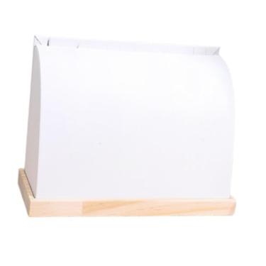 Imagem de simhoa Placa de exibição de colares, suporte de pulseiras, multifuncional, simples, tornozeleira, colar, suporte de joias, exibição para dormitório, venda, Branco