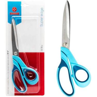 Imagem de Tesoura Costura Mundial Super Edge Patchwork Artesanato 24cm