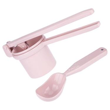 Imagem de Kit Espremedor de Batata e Colher de Sorvete Rosa Weck