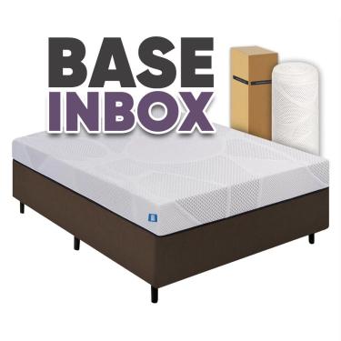 Imagem de Cama Box Queen Desmontável Marrom + Colchão Umaflex Fit Firm D33 17cm Altura - Orthocamas