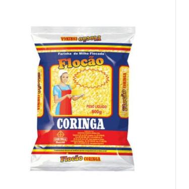 Imagem de 5 Pacotes - Flocão de Milho Coringa 500g Cuscuz Melhor do Nordeste