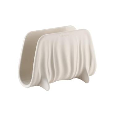 Imagem de Porta Guardanapos Em Plastico Reciclado Milk White Coleção Tierra
