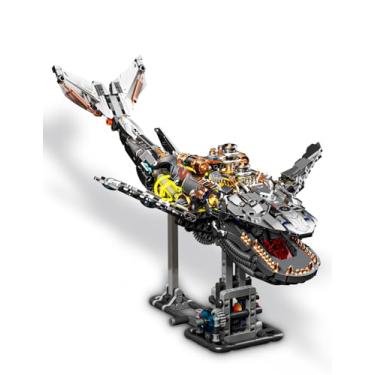 Imagem de SEMKY Ocean Series Mechanical Whale Building Blocks Set (1388Pieces) Creative Sea Animal Model Gifts for Kid and Adult