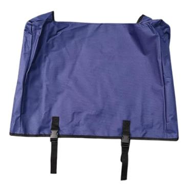 Imagem de simhoa Tampa de vagão dobrável protetor à prova de poeira com fivela de fivela de fivela de fivela de fivela da bolsa externa para carrinho de camping, Azul-marinho