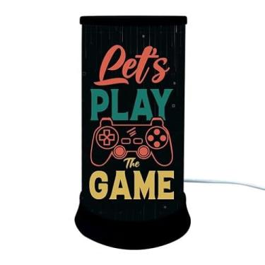 Imagem de Luminária de Mesa Hug Lets Play The Game Gamer Light