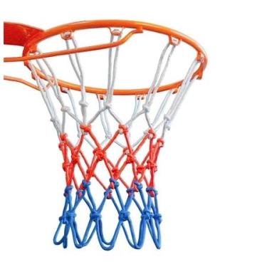 Imagem de Aro de Basquete Cesta Aço Carbono 45cm com Rede - Tamanho Oficial